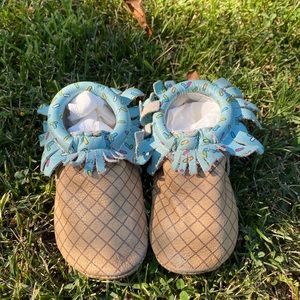 Freshly Picked “Scoop of Mint” retired moccasins